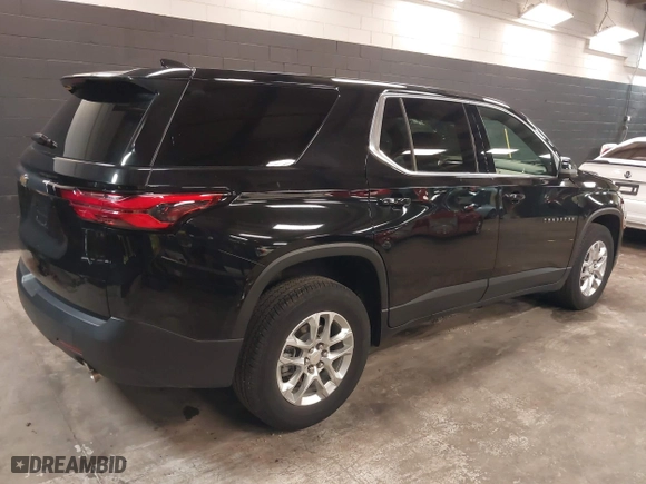 2023 Chevrolet Traverse LS with VIN 1GNERFKW7PJ280480, listed as a IAAI auction lot 41468468 with 16,308 mi miles. Bid and sale history available at carsss.com. Image 4.