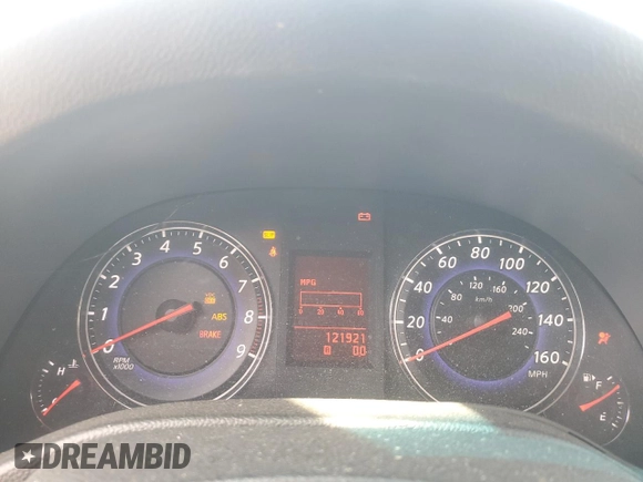 2009 Infiniti G37 Journey with VIN JNKCV61E69M308371, listed as a Copart auction lot 51070005 with 121,921 mi miles and Clean Title. Bid and sale history available at DreamBid. Image 9.