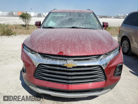 2020 Chevrolet Blazer LT with VIN 3GNKBDRSXLS653664, listed as a Copart auction lot 76227784 with Not provided miles and Salvage title. Bid and sale history available at DreamBid. Image 5.