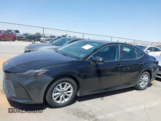 2025 Toyota Camry LE with VIN 4T1DAACK9SU522182, listed as a IAAI auction lot 42048972 with 18,498 mi miles and . Bid and sale history available at DreamBid. Image 14.