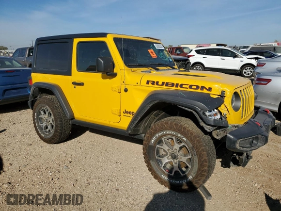 2020 Jeep Wrangler Rubicon with VIN 1C4HJXCG0LW183774, listed as a Copart auction lot 82626324 with Not provided miles and Salvage title. Bid and sale history available at DreamBid. Image 4.