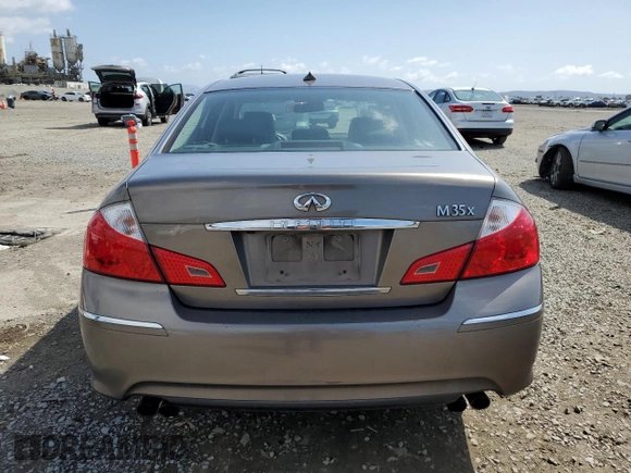 2008 Infiniti M with VIN JNKAY01F48M654549, listed as a Copart auction lot 51798965 with 212,122 mi miles and Salvage Title. Bid and sale history available at DreamBid. Image 6.