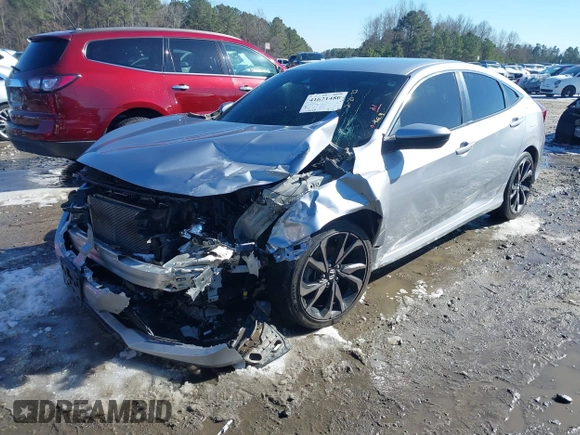 2019 Honda Civic Sport with VIN 2HGFC2F85KH605786, listed as a IAAI auction lot 41621480 with 66,438 mi miles and . Bid and sale history available at DreamBid. Image 23.