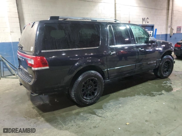 2015 Lincoln Navigator L with VIN 5LMJJ3JT9FEJ00162, listed as a Copart auction lot 84482434 with 160,732 mi miles and Salvage Title. Bid and sale history available at carsss.com. Image 3.