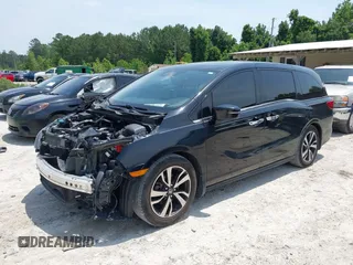 2018 Honda Odyssey Elite z VIN 5FNRL6H91JB109378, wystawiony jako IAAI lot #42270766 z przebiegiem 156 873 mil mil oraz . Historia ofert i sprzedaży dostępna na DreamBid. Obrazek 17.