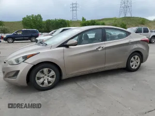 2016 Hyundai Elantra SE z VIN 5NPDH4AE4GH733953, wystawiony jako Copart lot #58727045 z przebiegiem 164 754 mil mil oraz Szkoda całkowita • Salvage title. Historia ofert i sprzedaży dostępna na DreamBid. Obrazek 1.