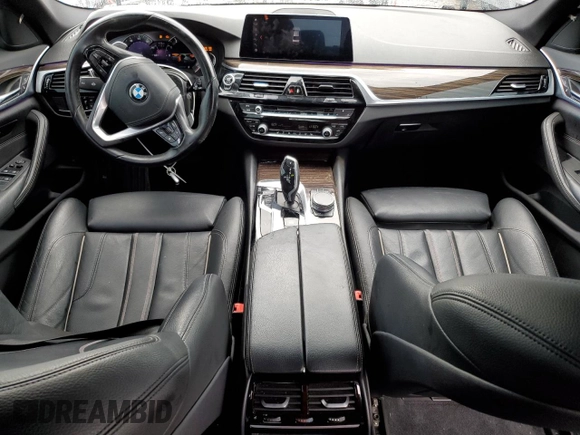 2019 BMW 5 Series 530i with VIN WBAJA5C52KWW13904, listed as a Copart auction lot 41502585 with 43,912 mi miles and Salvage Title. Bid and sale history available at DreamBid. Image 8.