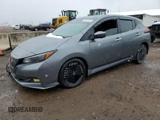 2025 Nissan LEAF SV Plus z VIN 1N4CZ1CV9SC557643, wystawiony jako Copart lot #53367105 z przebiegiem 5 494 mil mil oraz Szkoda całkowita • Salvage title. Historia ofert i sprzedaży dostępna na DreamBid. Obrazek 1.