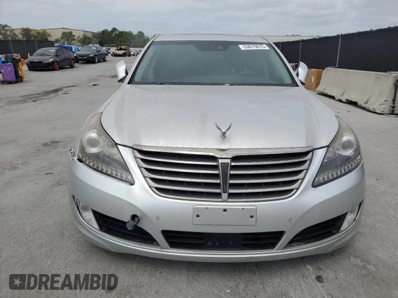 2014 Hyundai Equus Signature with VIN KMHGH4JHXEU082883, listed as a Copart auction lot 53679875 with 115,359 mi miles and Non Repairable. Bid and sale history available at DreamBid. Image 5.