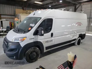 2023 Ram ProMaster Cargo with VIN 3C6MRVHG7PE510280, listed as a Copart auction lot 42631045 with 81,689 mi miles and Salvage Title. Bid and sale history available at carsss.com. Image 1.