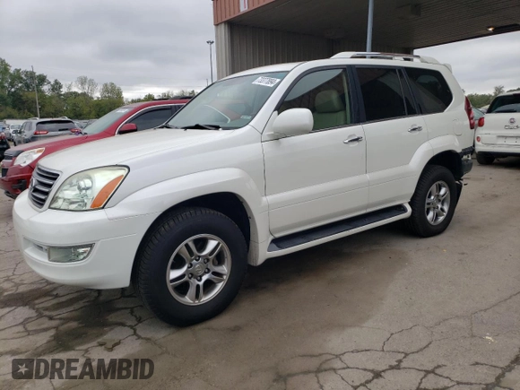 2008 Lexus GX 470 z VIN JTJBT20X680154018, wystawiony jako Copart lot #73377894 z przebiegiem 126 849 mil mil oraz Szkody całkowita. Historia ofert i sprzedaży dostępna na DreamBid. Obrazek 1.