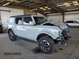 2024 Ford Bronco Outer Banks with VIN 1FMDE8BH1RLA96636, listed as a Copart auction lot 63740475 with 11,791 mi miles and Salvage title. Bid and sale history available at DreamBid. Image 4.