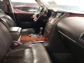 2017 Infiniti QX80 with VIN JN8AZ2NE1H9160930, listed as a IAAI auction lot 42080203 with 92,222 mi miles. Bid and sale history available at carsss.com. Image 5.