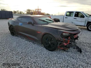 2019 Chevrolet Camaro 1SS with VIN 1G1FF1R76K0126566, listed as a Copart auction lot 82522584 with 0 mi miles and Salvage Title. Bid and sale history available at carsss.com. Image 4.