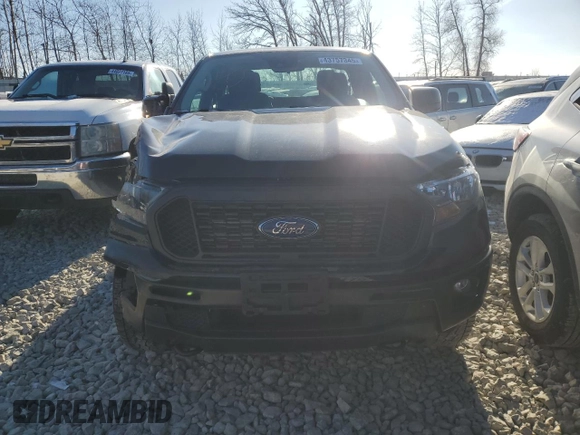 2019 Ford Ranger XL with VIN 1FTER1FH7KLA85645, listed as a Copart auction lot 43757345 with 46,669 mi miles and Salvage Title. Bid and sale history available at DreamBid. Image 5.