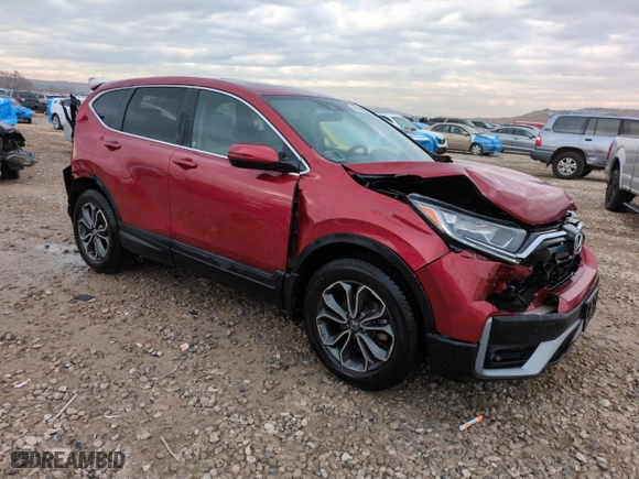 2021 Honda CR-V EX with VIN 5J6RW2H53ML004852, listed as a Copart auction lot 89159805 with 78,215 mi miles and Salvage Title. Bid and sale history available at carsss.com. Image 4.