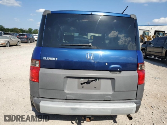 2004 Honda Element EX with VIN 5J6YH28674L001841, listed as a Copart auction lot 53568995 with 126,091 mi miles and Salvage Title. Bid and sale history available at DreamBid. Image 6.
