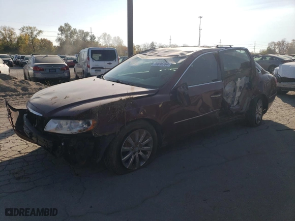 2009 Hyundai Azera Limited with VIN KMHFC46F09A372218, listed as a Copart auction lot 76896764 with 138,450 mi miles and Salvage Title. Bid and sale history available at carsss.com. Image 1.