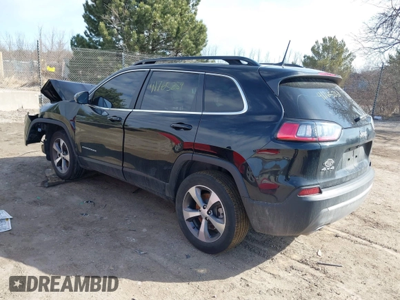 2022 Jeep Cherokee Limited with VIN 1C4PJMDX3ND509817, listed as a IAAI auction lot 41765259 with Not provided miles and . Bid and sale history available at DreamBid. Image 3.