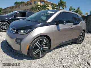 2015 BMW i3 with VIN WBY1Z4C53FV501838, listed as a Copart auction lot 53319815 with 55,937 mi miles and Clean Title. Bid and sale history available at carsss.com. Image 1.