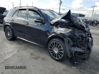 2023 Mercedes-Benz GLE 450 with VIN 4JGFB5KB2PA930305, listed as a Copart auction lot 47260805 with 38,283 mi miles and Salvage title. Bid and sale history available at DreamBid. Image 4.