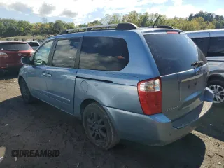 2009 Kia Sedona LX with VIN KNDMB233X96279951, listed as a Copart auction lot 73436374 with 76,558 mi miles and Clean Title. Bid and sale history available at carsss.com. Image 2.