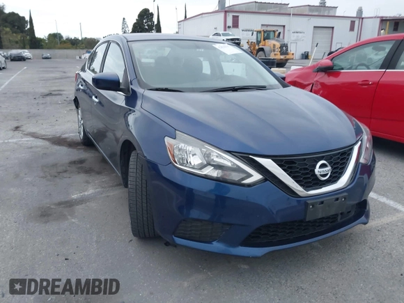 2018 Nissan Sentra S with VIN 3N1AB7AP5JY280768, listed as a IAAI auction lot 42036137 with 180,927 mi miles. Bid and sale history available at carsss.com. Image 1.