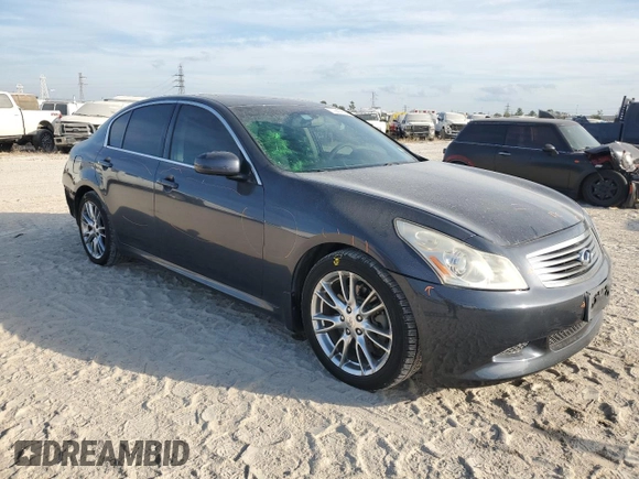 2007 Infiniti G35 Sport with VIN JNKBV61E67M711663, listed as a Copart auction lot 77412344 with 161,697 mi miles and Salvage Title. Bid and sale history available at DreamBid. Image 4.