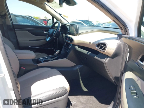 2020 Hyundai Santa Fe Limited with VIN 5NMS5CAD8LH209374, listed as a IAAI auction lot 42212130 with 32,378 mi miles and . Bid and sale history available at DreamBid. Image 5.
