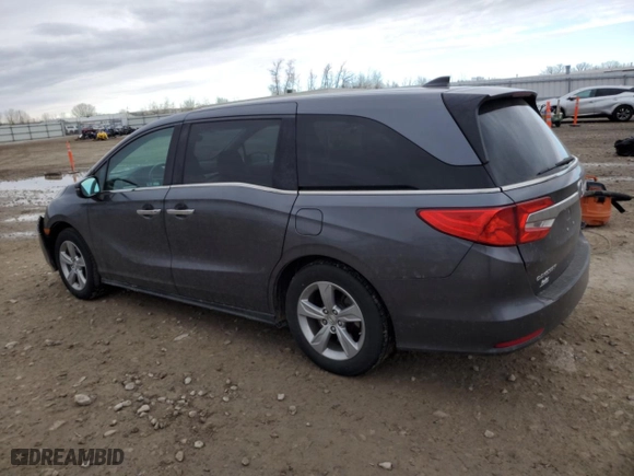 2018 Honda Odyssey EX-L with VIN 5FNRL6H76JB102814, listed as a Copart auction lot 50572015 with 73,065 mi miles and Clean Title. Bid and sale history available at carsss.com. Image 2.