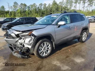 2025 Toyota RAV4 XLE Premium with VIN 2T3C1RFV2SC308112, listed as a Copart auction lot 52308415 with 11,179 mi miles and Salvage title. Bid and sale history available at DreamBid. Image 1.