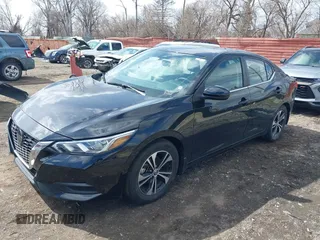 2021 Nissan Sentra SV with VIN 3N1AB8CV0MY289772, listed as a IAAI auction lot 41876197 with 18,124 mi miles and . Bid and sale history available at DreamBid. Image 2.