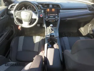 2018 Honda Civic Si with VIN 2HGFC1E50JH705875, listed as a Copart auction lot 49696525 with 105,061 mi miles and Salvage Title. Bid and sale history available at DreamBid. Image 8.