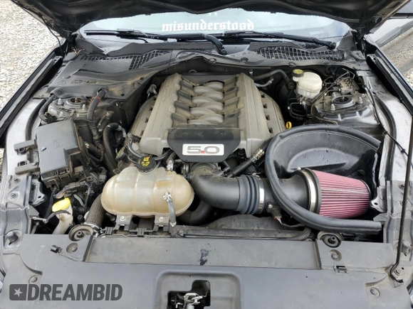 2017 Ford Mustang GT with VIN 1FA6P8CF4H5270566, listed as a Copart auction lot 58451715 with 78,635 mi miles and Salvage title. Bid and sale history available at DreamBid. Image 11.