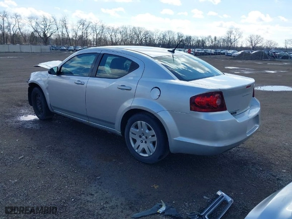 2012 Dodge Avenger SE with VIN 1C3CDZAB4CN253386, listed as a IAAI auction lot 41868172 with 150,531 mi miles. Bid and sale history available at carsss.com. Image 3.