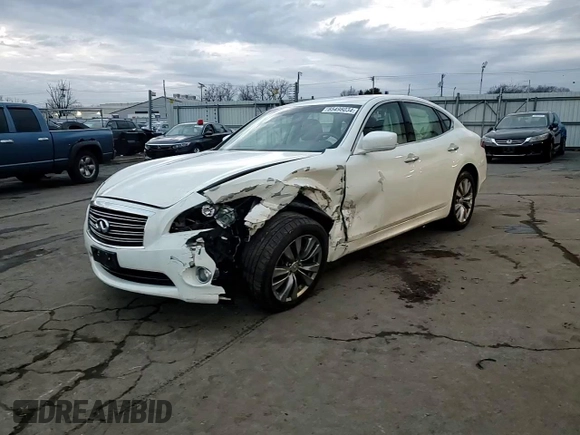 2013 Infiniti M37 with VIN JN1BY1AR0DM604816, listed as a Copart auction lot 85498034 with 126,807 mi miles and Salvage Title. Bid and sale history available at carsss.com. Image 13.