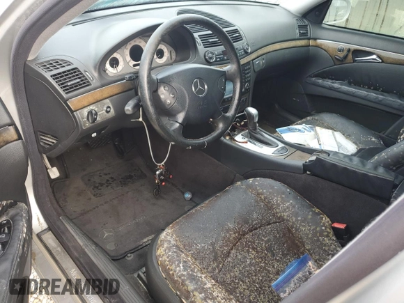 2004 Mercedes-Benz E-Class 5.0L with VIN WDBUF70J84A417074, listed as a Copart auction lot 74665074 with 0 mi miles and Salvage Title. Bid and sale history available at carsss.com. Image 8.
