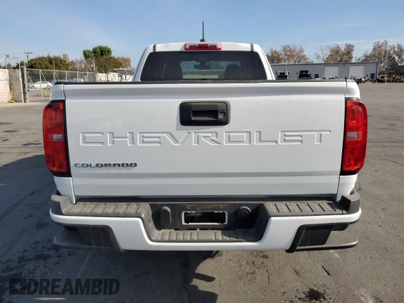2021 Chevrolet Colorado 2WD Work Truck with VIN 1GCHSBEA5M1253048, listed as a Copart auction lot 87264394 with 23,472 mi miles and Clean title. Bid and sale history available at DreamBid. Image 6.