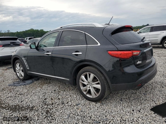 2014 Infiniti QX70 with VIN JN8CS1MW0EM413360, listed as a Copart auction lot 56853934 with 242,661 mi miles and Clean Title. Bid and sale history available at carsss.com. Image 2.