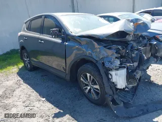 2018 Toyota RAV4 XLE with VIN JTMWFREV7JD122074, listed as a IAAI auction lot 41844968 with NaN miles. Bid and sale history available at carsss.com. Image 1.