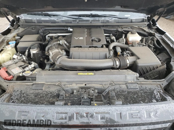 2022 Nissan Frontier S with VIN 1N6ED1EKXNN678630, listed as a Copart auction lot 58047445 with 64,460 mi miles and Salvage title. Bid and sale history available at DreamBid. Image 11.