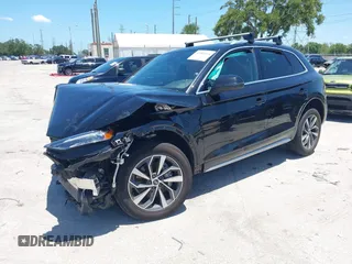 2021 Audi Q5 Premium with VIN WA1AAAFY8M2102459, listed as a IAAI auction lot 42585014 with Not provided miles and . Bid and sale history available at DreamBid. Image 18.
