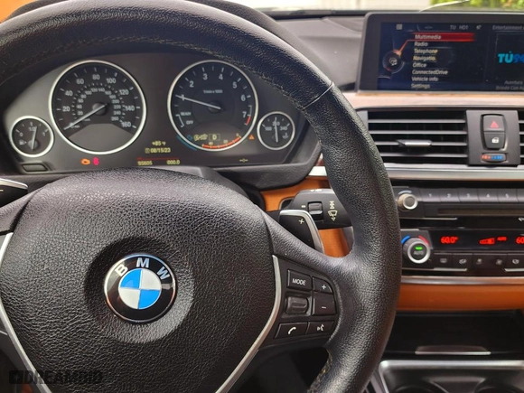 2015 BMW 4 Series 435i xDrive with VIN WBA3T7C56FPW79760, listed as a Copart auction lot 52822115 with 95,605 mi miles and Salvage Title. Bid and sale history available at carsss.com. Image 12.