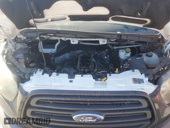 2015 Ford Transit Cargo with VIN 1FTNR2CM5FKA02667, listed as a Copart auction lot 76322464 with Not Provided miles and Salvage Title. Bid and sale history available at DreamBid. Image 12.