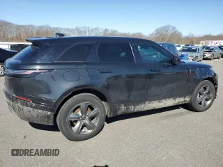 2025 Land Rover Range Rover Velar Dynamic SE with VIN SALYL2EXXSA809622, listed as a Copart auction lot 48401395 with 3,699 mi miles and Clean title. Bid and sale history available at DreamBid. Image 3.
