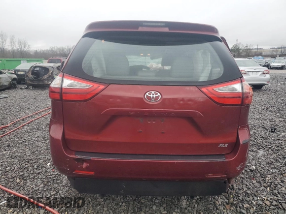 2017 Toyota Sienna XLE Auto Access Seat with VIN 5TDYZ3DCXHS812316, listed as a Copart auction lot 44777795 with 150,079 mi miles and Non Repairable. Bid and sale history available at carsss.com. Image 6.