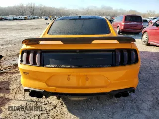 2018 Ford Mustang GT z VIN 1FA6P8CF9J5128915, wystawiony jako Copart lot #48433755 z przebiegiem 24 765 mil mil oraz Szkody całkowita. Historia ofert i sprzedaży dostępna na DreamBid. Obrazek 6.