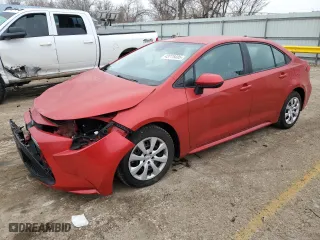 2021 Toyota Corolla LE with VIN 5YFEPMAE6MP253144, listed as a Copart auction lot 43775405 with 71,516 mi miles and Salvage Title. Bid and sale history available at carsss.com. Image 1.