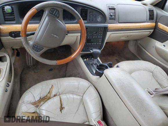2001 Lincoln Continental with VIN 1LNHM97V01Y711340, listed as a Copart auction lot 78839344 with 0 mi miles and Salvage Title. Bid and sale history available at carsss.com. Image 8.