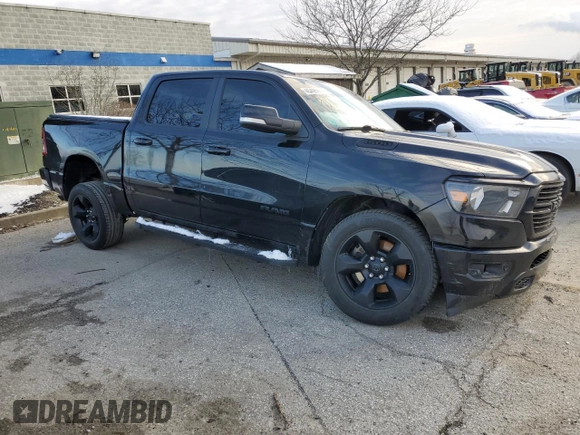 2019 Ram 1500 Big Horn/Lone Star with VIN 1C6RRFFG2KN908449, listed as a Copart auction lot 45495695 with 123,866 mi miles and Salvage Title. Bid and sale history available at carsss.com. Image 4.